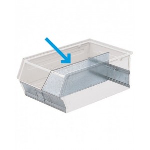 Divisorio longitudinale per contenitore a bocca di lupo mis. 3