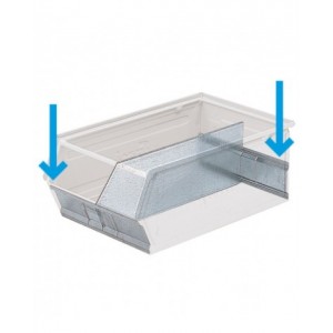 Coppia di supporti per divisori per contenitori a bocca di lupo mis. 4A5