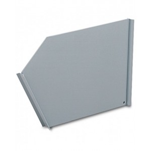 Divisorio mobile per container a bocca di lupo