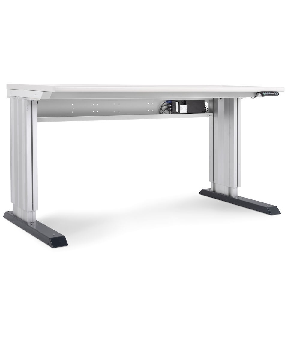 Banco base Dynamic regolabile elettricamente in altezza lunghezza 2000 mm