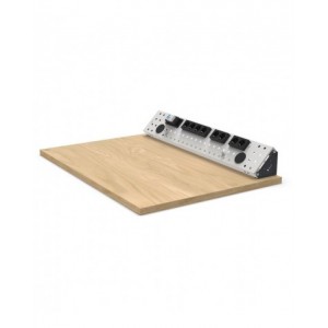 Coppia squadre per fissaggio pannelli su piano, L110 x P32 x H110 mm