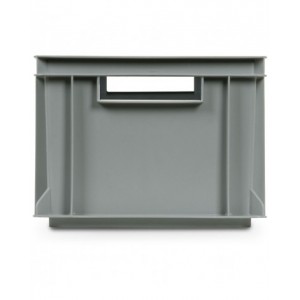 Contenitore Euro Box, mis. 4322, L400 x P300 x H220 mm, maniglie aperte