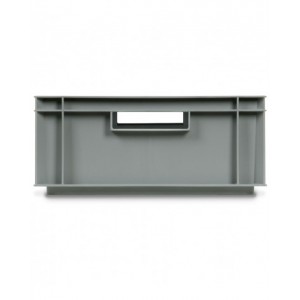 Contenitore Euro Box, mis. 6417, L600 x P400 x H170 mm, maniglie aperte