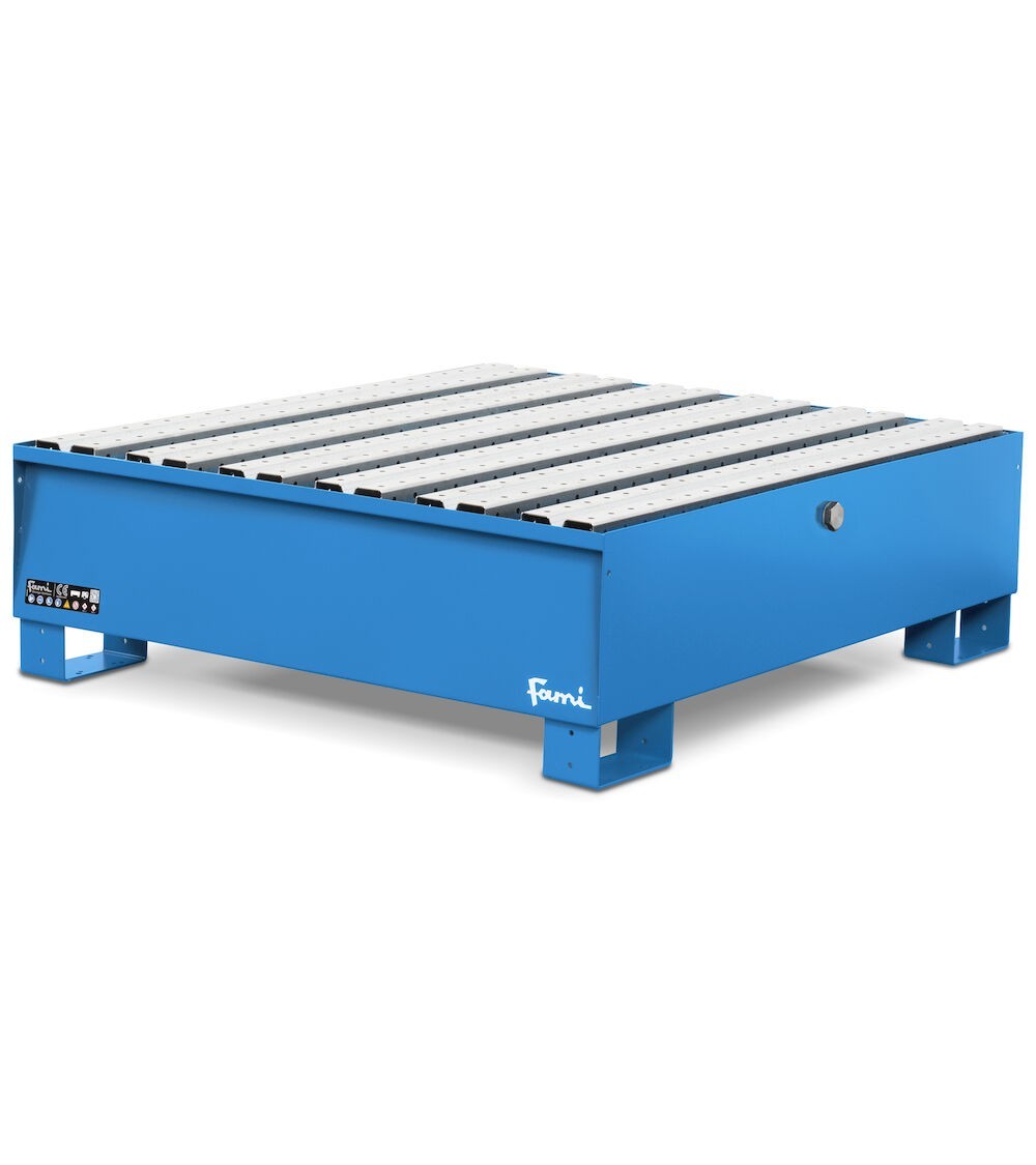 Vasca di raccolta capacità 400 Lt, blu