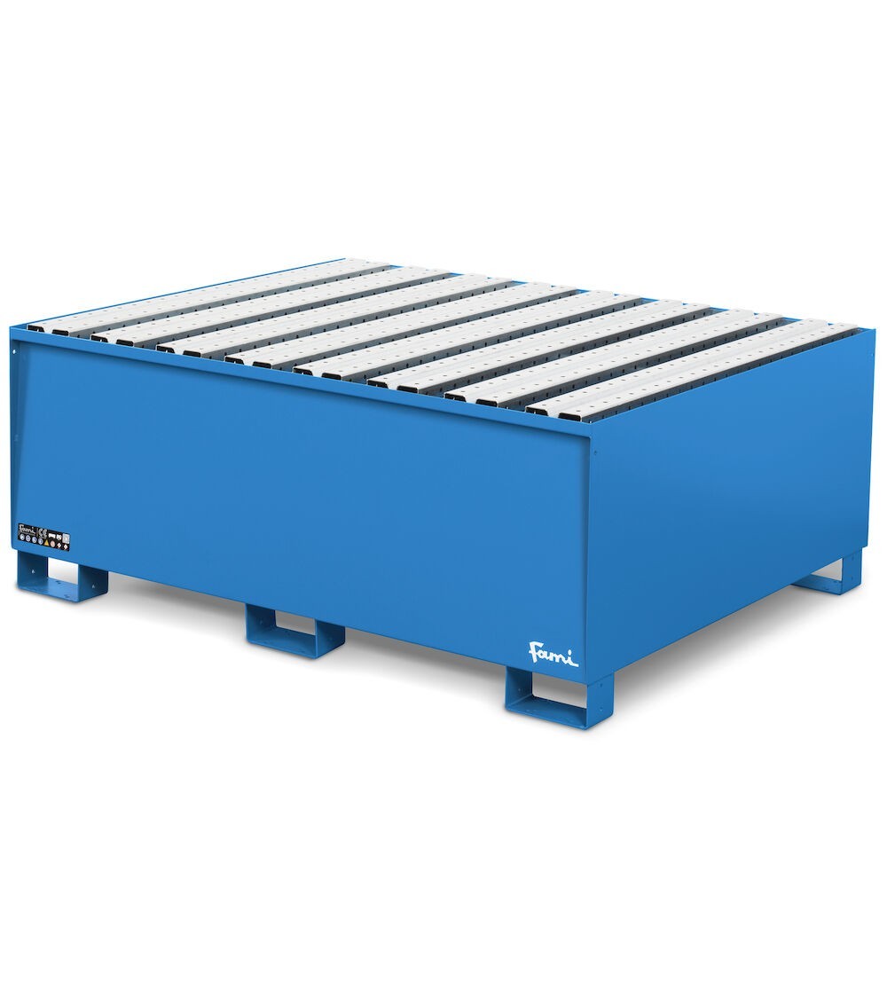 Vasca di raccolta capacità 1000 Lt, blu