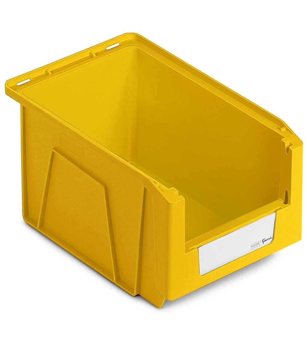 Contenitori in PP a bocca di lupo con fondo nervato Picking Box Mythos, mis. 2, L151 x P234 x H125 mm