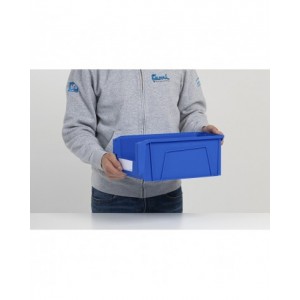 Contenitori in PP a bocca di lupo con fondo nervato Picking Box Mythos, mis. 2, L151 x P234 x H125 mm