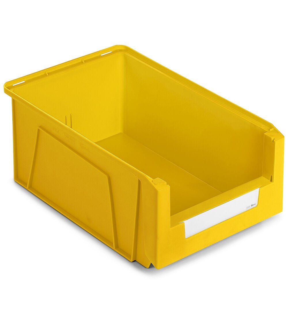 Contenitori in PP a bocca di lupo con fondo nervato Picking Box Mythos, mis. 4, L315 x P500 x H200 mm