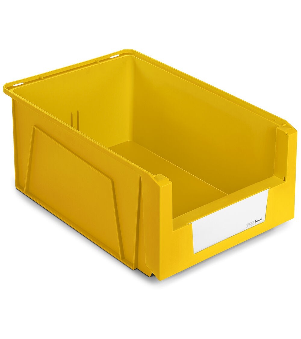 Contenitori in PP a bocca di lupo con fondo nervato Picking Box Mythos, mis. 5, L474 x P724 x H300 mm
