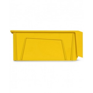 Contenitori in PP a bocca di lupo con fondo nervato Picking Box Mythos, mis. 5, L474 x P724 x H300 mm