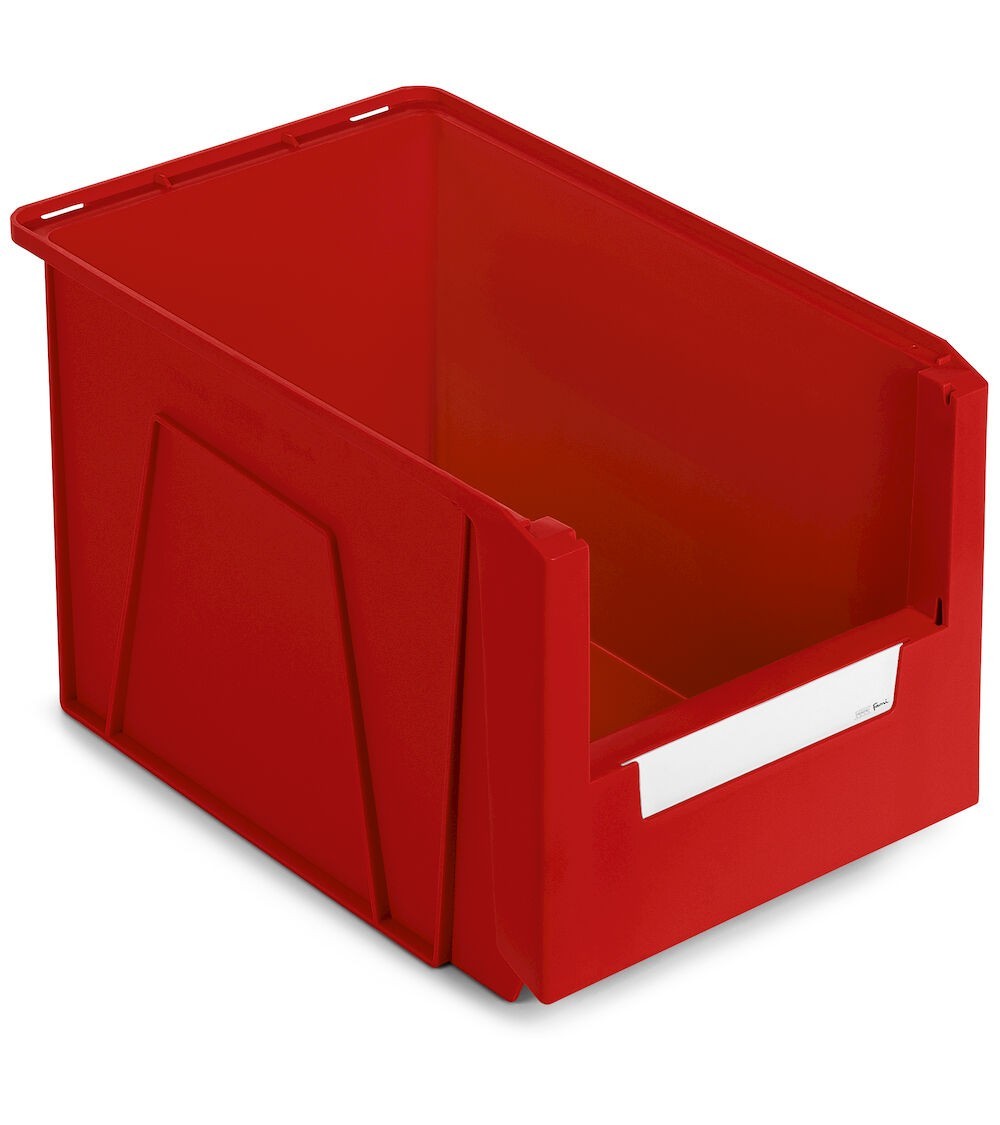 Contenitori in PP a bocca di lupo con fondo nervato Picking Box Mythos, mis. 4A5, L315 x P500 x H300 mm