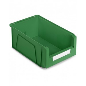Contenitori in PP a bocca di lupo con fondo nervato Picking Box Mythos, mis. 4, L315 x P500 x H200 mm