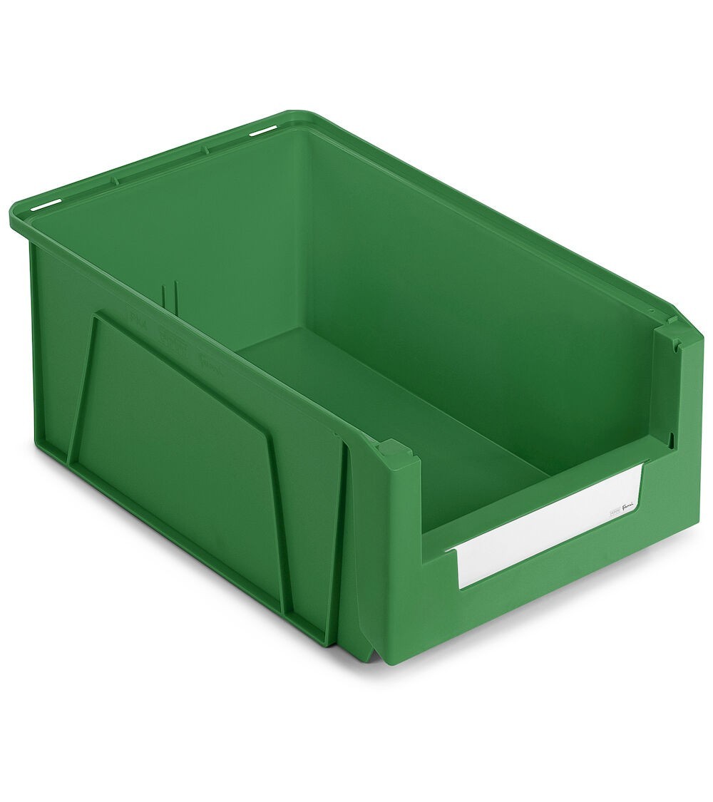 Contenitori in PP a bocca di lupo con fondo nervato Picking Box Mythos, mis. 4, L315 x P500 x H200 mm