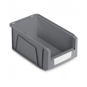 Contenitori in PP a bocca di lupo con fondo nervato Picking Box Mythos, mis. 3A2, L211 x P354 x H145 mm