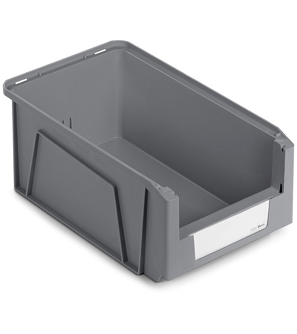 Contenitori in PP a bocca di lupo con fondo nervato Picking Box Mythos, mis. 3A2, L211 x P354 x H145 mm