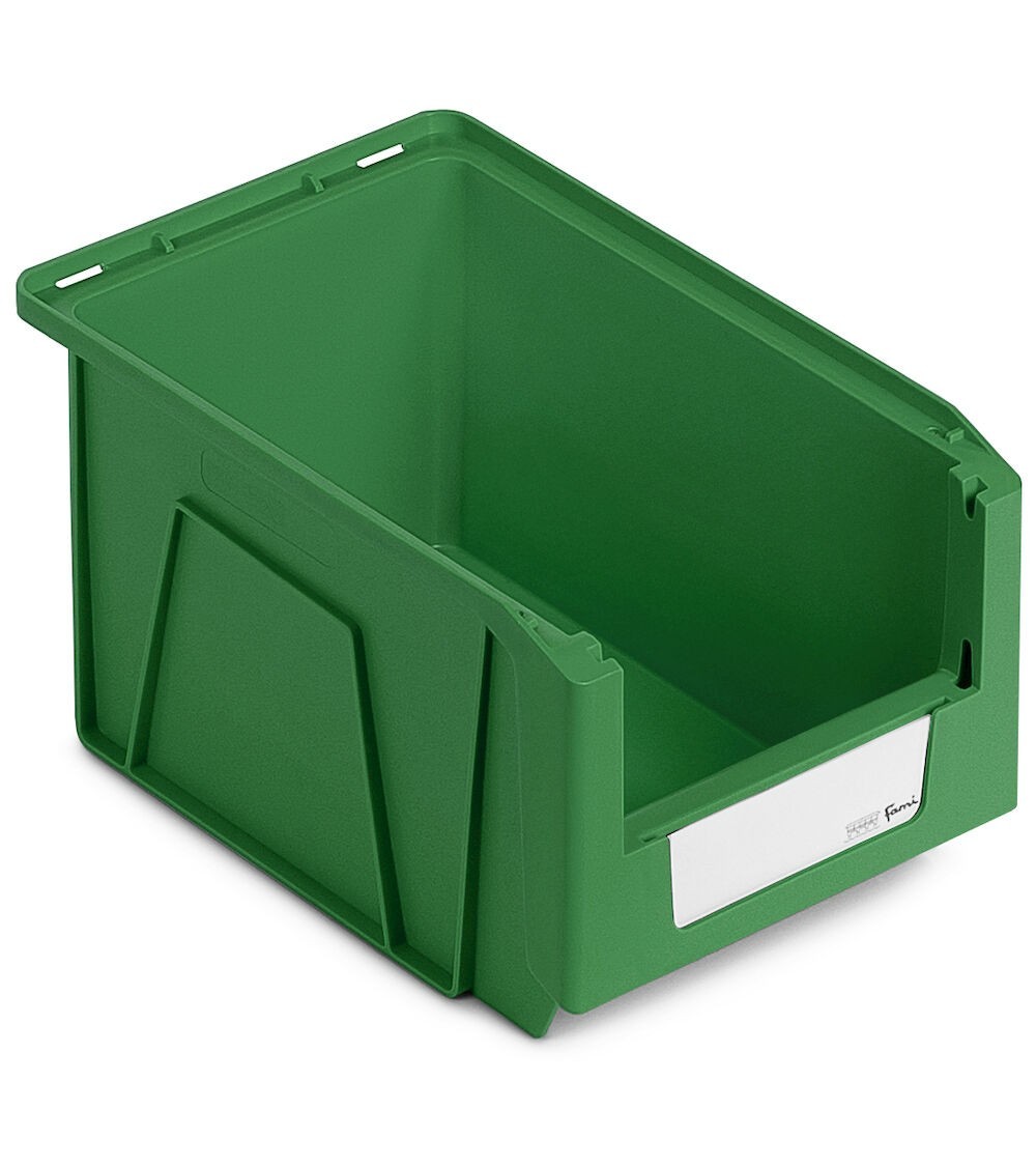 Contenitori in PP a bocca di lupo con fondo nervato Picking Box Mythos, mis. 2, L151 x P234 x H125 mm
