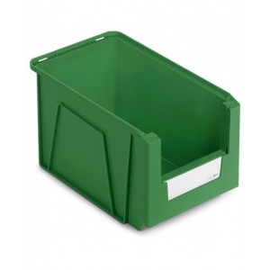 Contenitori in PP a bocca di lupo con fondo nervato Picking Box Mythos, mis. 3, L212 x P354 x H200 mm