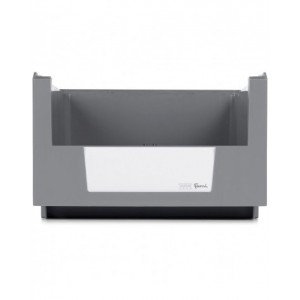 Contenitori in PP a bocca di lupo con fondo nervato Picking Box Mythos, mis. 5, L474 x P724 x H300 mm