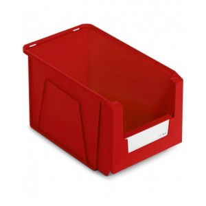 Contenitori in PP a bocca di lupo con fondo nervato Picking Box Mythos, mis. 3, L212 x P354 x H200 mm