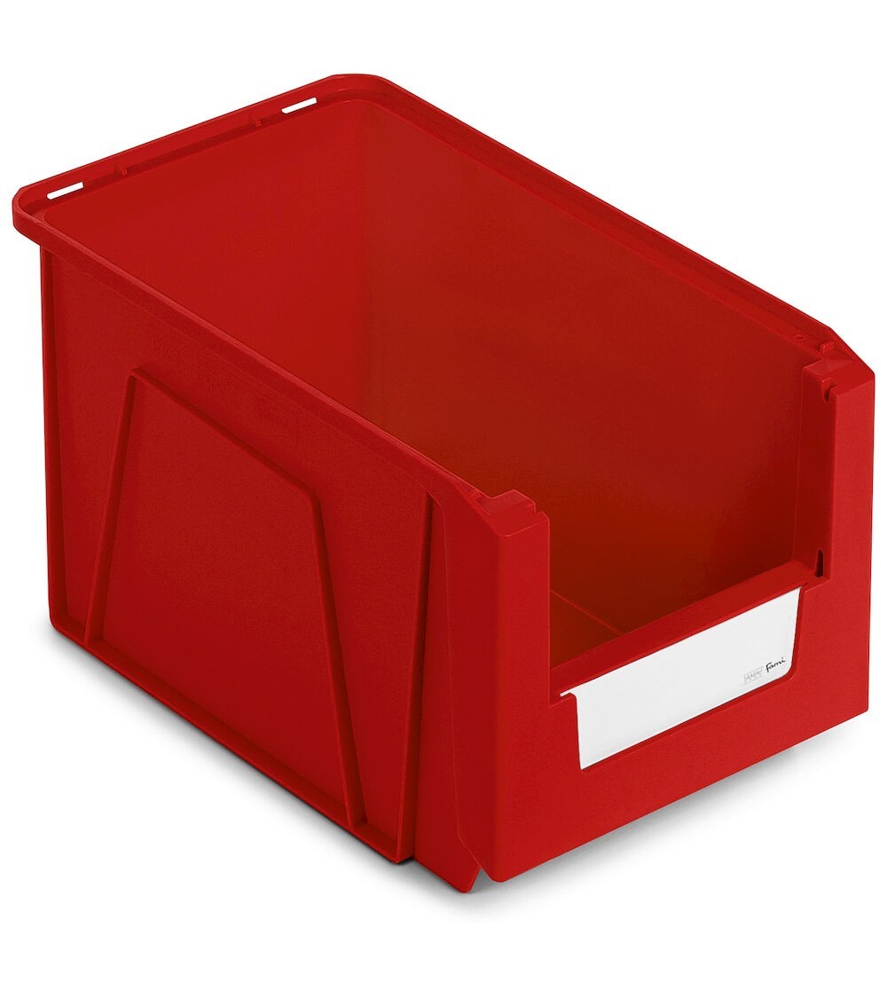 Contenitori in PP a bocca di lupo con fondo nervato Picking Box Mythos, mis. 3, L212 x P354 x H200 mm