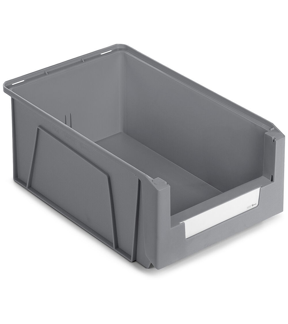 Contenitori in PP a bocca di lupo con fondo nervato Picking Box Mythos, mis. 4, L315 x P500 x H200 mm