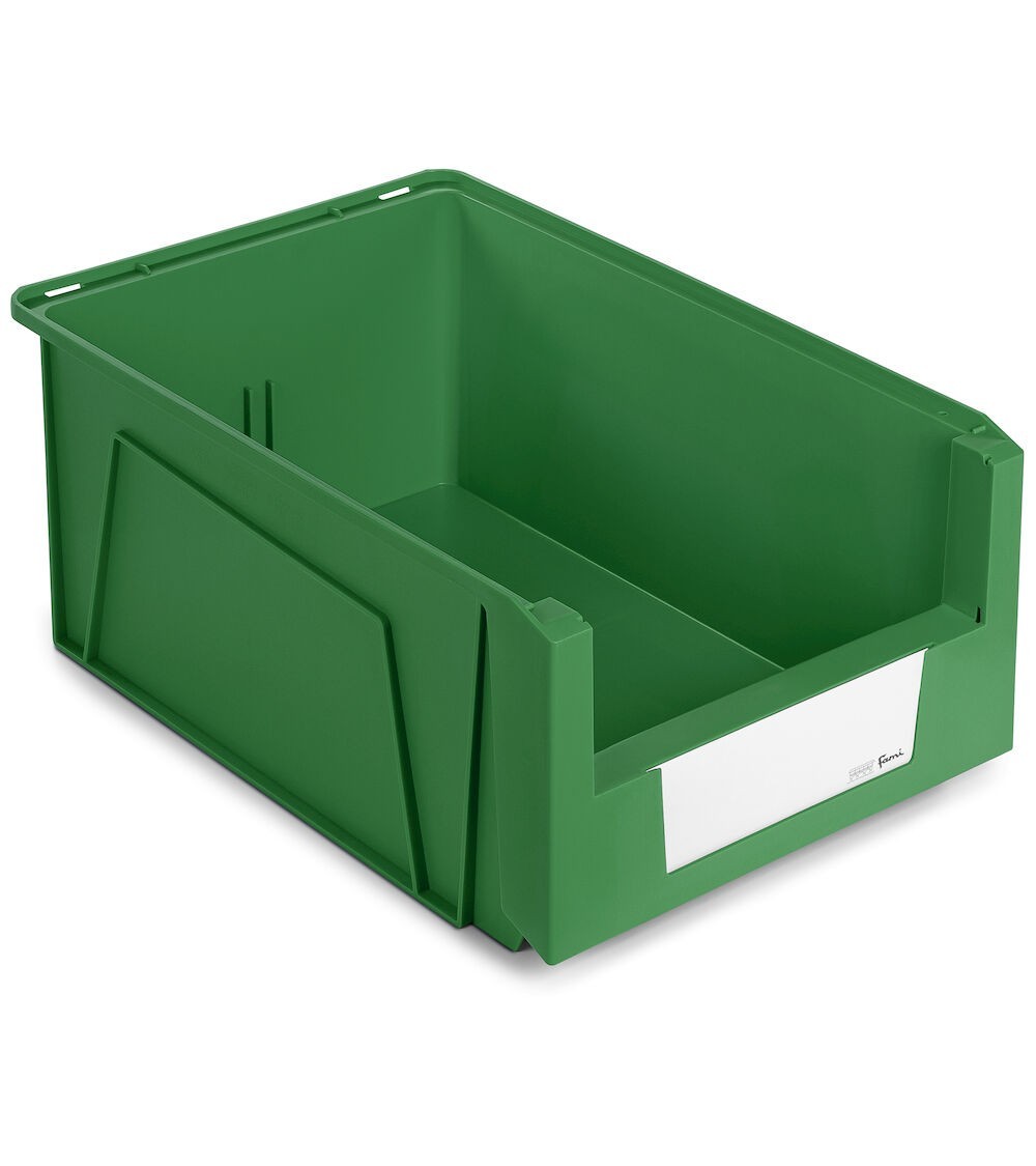 Contenitori in PP a bocca di lupo con fondo nervato Picking Box Mythos, mis. 5, L474 x P724 x H300 mm