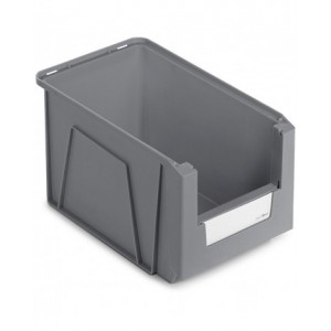 Contenitori in PP a bocca di lupo con fondo nervato Picking Box Mythos, mis. 3, L212 x P354 x H200 mm