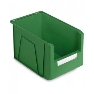 Contenitori in PP a bocca di lupo con fondo nervato Picking Box Mythos, mis. 4A5, L315 x P500 x H300 mm