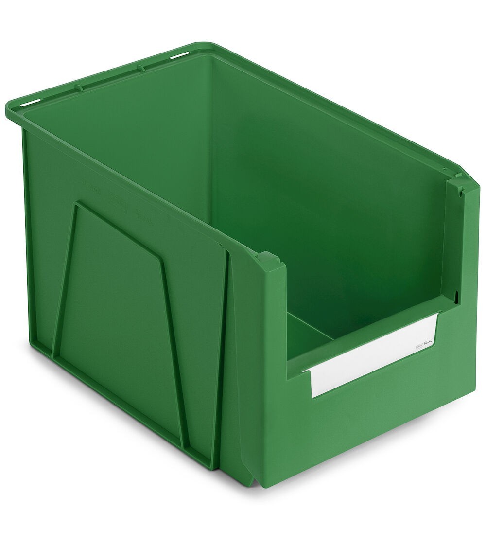 Contenitori in PP a bocca di lupo con fondo nervato Picking Box Mythos, mis. 4A5, L315 x P500 x H300 mm