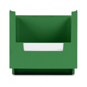 Contenitori in PP a bocca di lupo con fondo nervato Picking Box Mythos, mis. 4A5, L315 x P500 x H300 mm