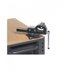 Morsa per carrello da officina Linea 391, ganascia L 100, apertura 125 mm