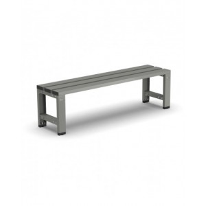 Panchina singola a 3 doghe, L1500 x P375 x H435 mm