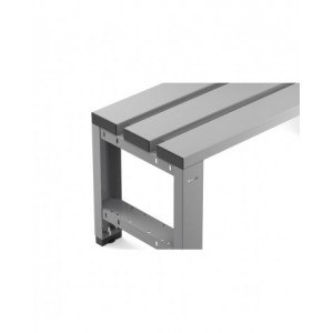 Panchina singola a 3 doghe, L1500 x P375 x H435 mm