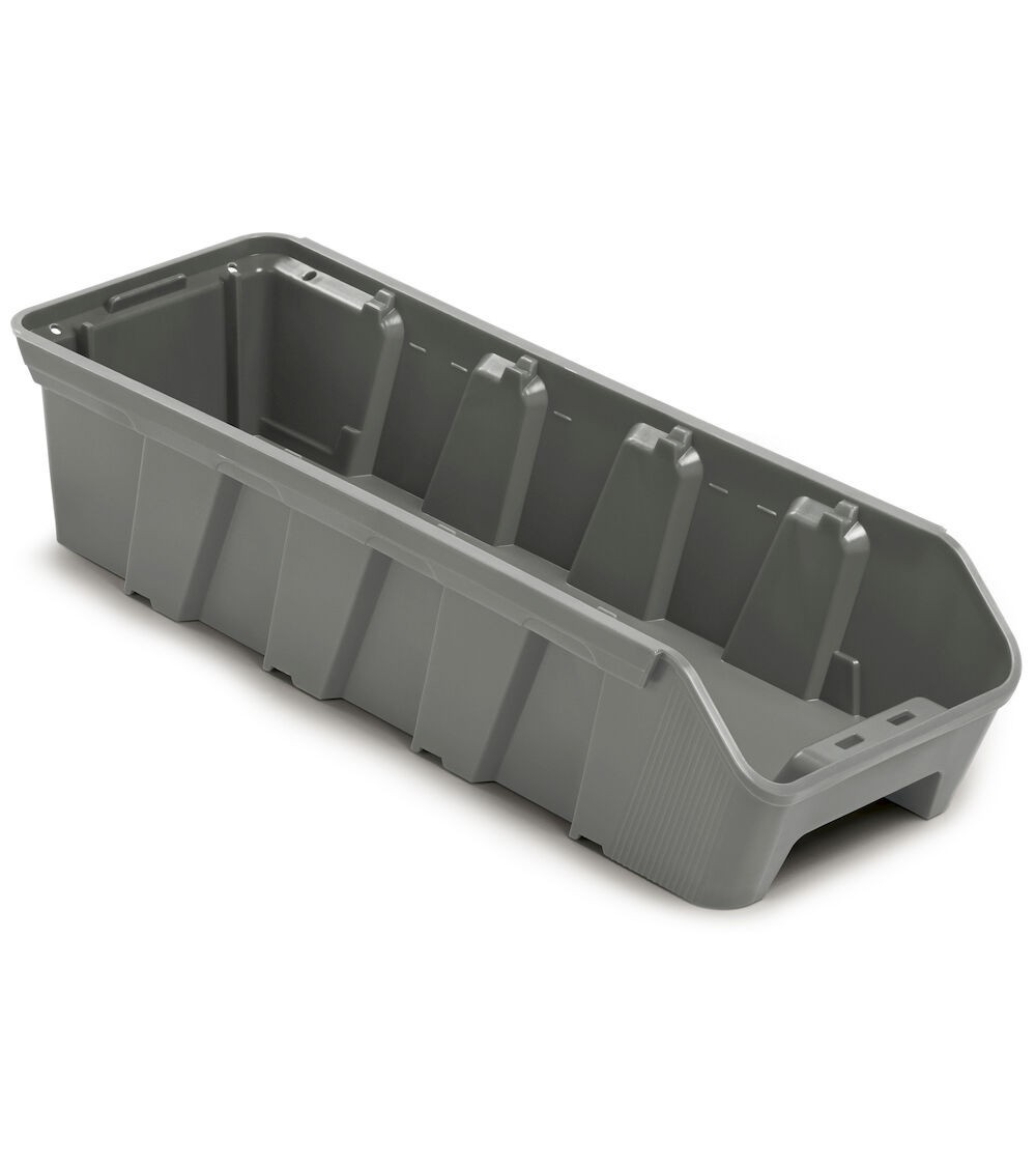 Contenitore  per scaffale in polipropilene riciclato RK Box Air, L141 x P400 x H91 mm