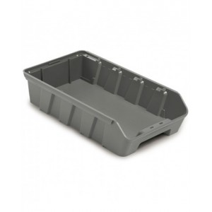 Contenitore per scaffale in polipropilene riciclato RK Box Air, L214 x P400 x H91 mm