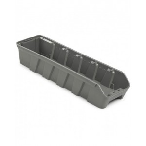 Contenitore per scaffale in polipropilene riciclato RK Box Air, L141 x P500 x H91 mm