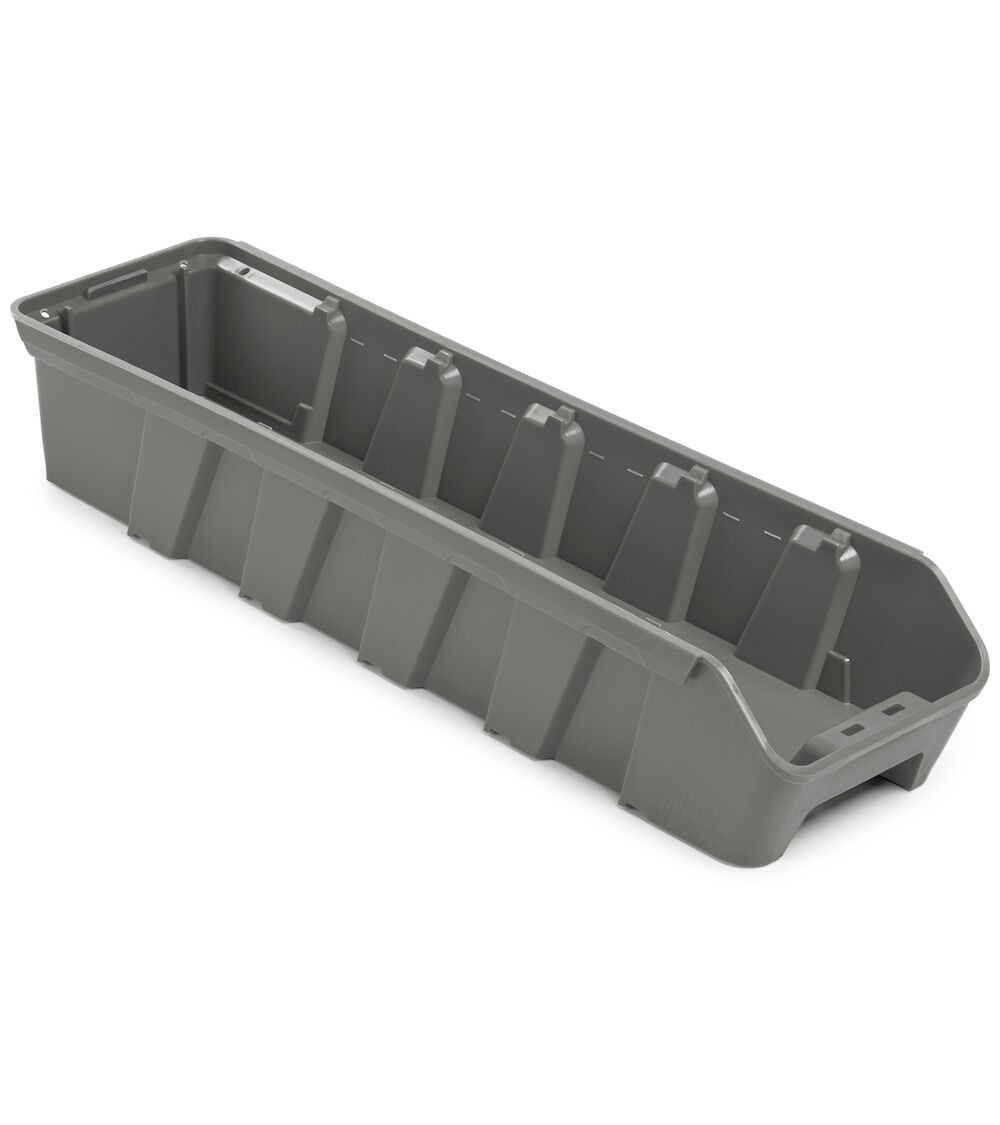 Contenitore per scaffale in polipropilene riciclato RK Box Air, L141 x P500 x H91 mm