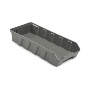 Contenitore per scaffale in polipropilene riciclato RK Box Air, L214 x P500 x H91 mm