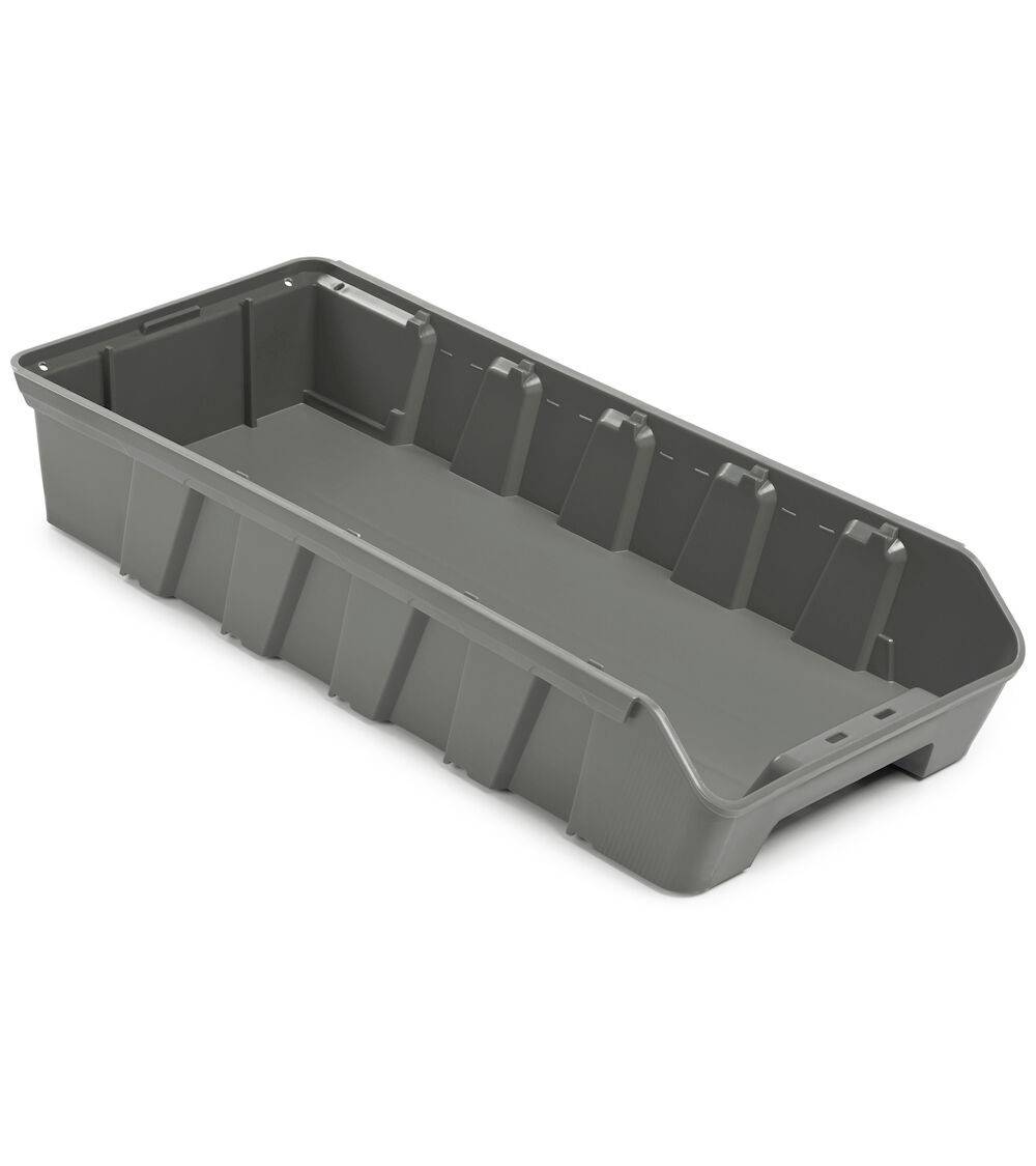 Contenitore per scaffale in polipropilene riciclato RK Box Air, L214 x P500 x H91 mm