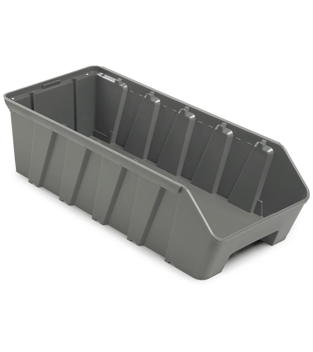 Contenitore per scaffale in polipropilene riciclato RK Box Air, L214 x P500 x H142 mm