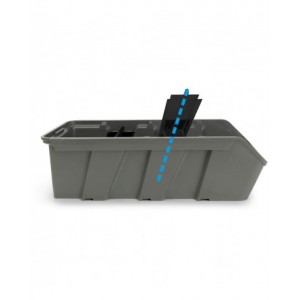 Divisorio trasversale per contenitore RK Box Air, L195 x P47 x H132 mm