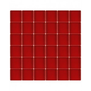 Kit 64 cassette divisorio per cassettiera, L75 x P75 x H52 mm, rosso