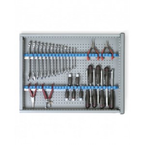 Kit di 2 organizer  portautensili per cassettiera da lavoro, L600 x P29 x H31 mm