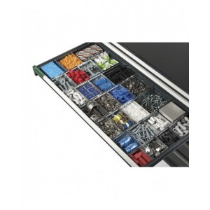 Kit di 2 organizer  portautensili per cassettiera da lavoro, L600 x P29 x H31 mm