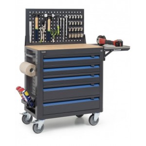 Piano in multiplex per carrello portautensili, L783 x P448 x H25 mm