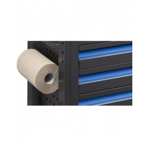 Portarotolo industriale con carta per carrello portautensili, L320 x P130 x H130 mm