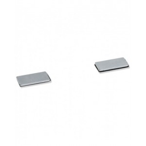 Coppia clip magnetiche con strisce adesive