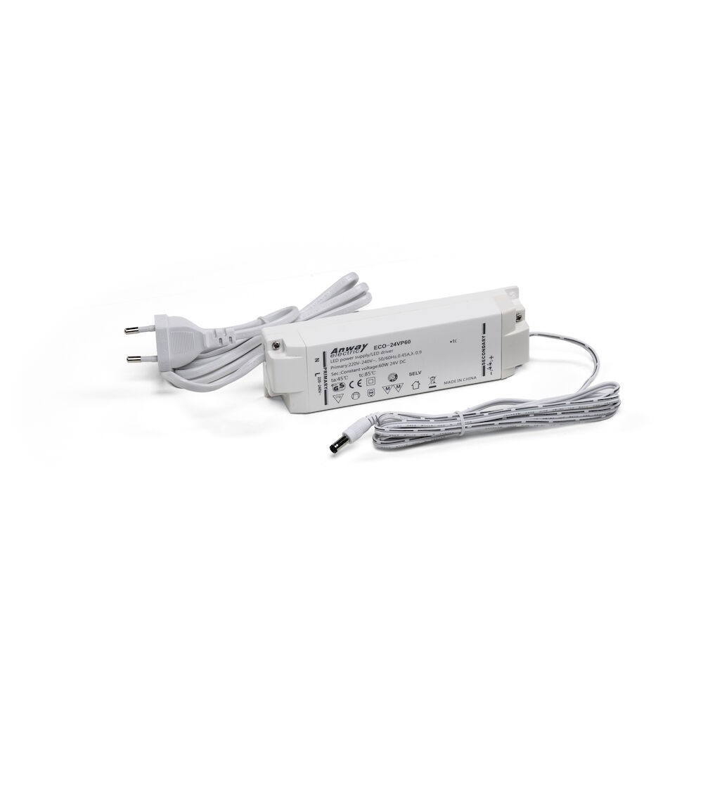Alimentatore IP20 60W 24V DC