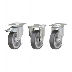 Kit of 6 non-marking wheels...
