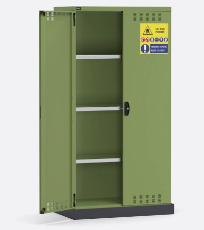 Cabinets for phytomedicines, phytosanitary products and pesticides